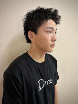 トレイス(trace) 【メンズカット】ボックススパイキーショート 2階