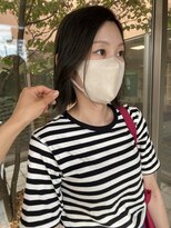 クロエ バイ ラヴィズム 小針店(CLOE by LUVISM)&nbsp;切りっぱなしボブ×オリーブカラー