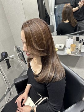 ハウオリ 金沢駅西店(Hau'oli) 白髪ぼかし/白髪ぼかしハイライト/脱白髪染め/白髪染め/透明感