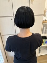 エジンバラ(ejinbara)&nbsp;切りっぱなしボブ×ダークブラウンカラー