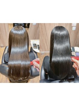 評判高いストレート技術で理想の美髪スタイルに[白髪ぼかし/ハイライト/縮毛矯正/ショート]