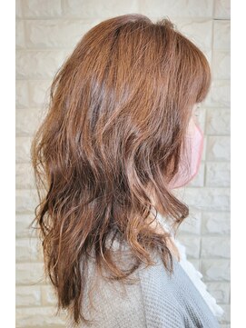 松本平太郎美容室 国立店 ロングレイヤーウェーブ×クリープパーマ×イノアカラー