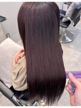 グラフ 銀座(GRAFF) 髪質改善ストレート(縮毛矯正)/ピンクラベンダー