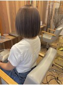 切りっぱなしボブ