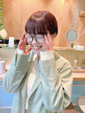 ロンドフルール 大宮東口(Lond fleur) ミニウルフレイヤーカット顔周りカット前髪カットショート/大宮