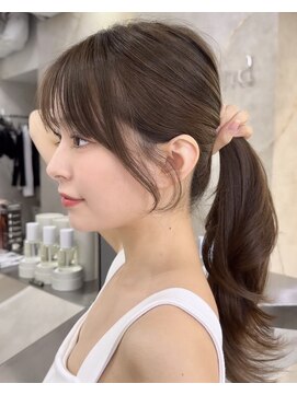 ロンドアヴァントゥス 池袋(Lond aventus) 韓国レイヤー/韓国風/ボブ/髪質改善/黒髪/ブリーチなし〔池袋〕