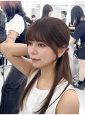くびれレイヤー/顔まわりカット/くびれ巻き/レイヤーカット