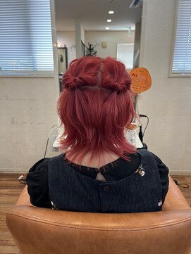 コミュニヘア(communi Hair) ガーネットカラーウルフ