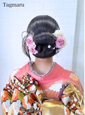 振袖着付けヘアセット☆つやっとカチモリスタイル☆