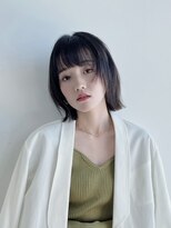 トリッカ 銀座(tricca)&nbsp;外はねボブ/くびれミディ/顔まわりレイヤー/艶カラー