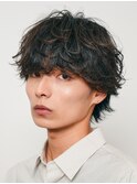 渋谷シャドウパーママッシュ波巻きスパイラルパーマルーズパーマ