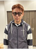 オレンジブラウン　外国人風カラー