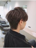 メンズショートニュアンスカール