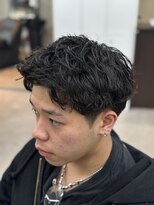 スウェル 稲毛店(Swell)&nbsp;MEN’S HAIR/波巻きツイストスパイラル/リバースセンターパート