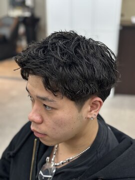 スウェル 稲毛店(Swell) MEN’S HAIR/波巻きツイストスパイラル/リバースセンターパート