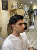 ラルフカール　ニュアンスパーマ　センターパート　メンズパーマ