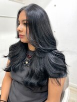 シーン(seen)&nbsp;【ブルーブラック】くびレイヤーブルージュダークグレージュ暗髪