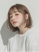 アブニールドール 大山台店&nbsp;ハッシュカット/グレージュ/デザインカラー/柏の葉