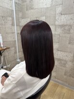 ヘアーリゾートガーデン 浅草 蔵前店(Hair Resort Garden)&nbsp;カシスピンク/カシスカラー/髪質改善カラー/酸熱トリートメント