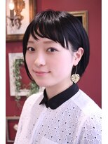 ヘアメイク カン プラスエフ(HAIR MAKE KANN+f)&nbsp;ナチュラルショートボブ