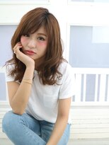 フェリシータ 服部店(felicita) ハイトーンブラウン☆彡抜け感とろみミディ