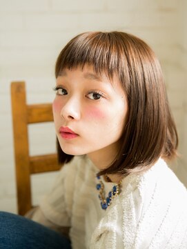 ペイジー 溝の口(Peissy) 短め前髪がポイント☆毛先ワンカールルーズボブ♪<Peissy>