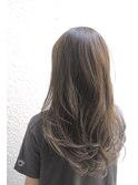 ロング×ハイライト×ブルーアッシュ