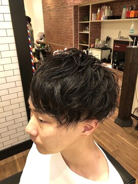 メンズヘアーサロン シンジョウ(Men's hair salon Shinjo) ツーブロックマッシュ×パーマ