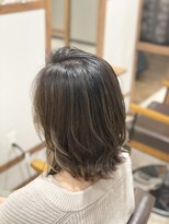 シュガースタイル(SugaR-style-)&nbsp;細めハイライト　プラチナアッシュ