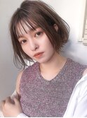 【HONEY渋谷】イメチェン×切りっぱなしボブ（徳永　りえこ）
