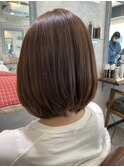 伸ばしかけボブでも纏まりやすい M3Dカラー+トリートメント