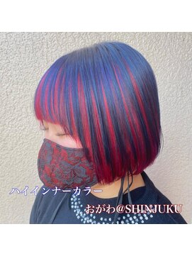 ワット 新宿店 新宿髪質改善韓国インナーカラー学割U24レイヤーメンズ白髪染め