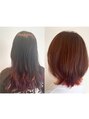 ノノリリ(NONORIRI)&nbsp;インナーカラーや裾カラーするだけでも印象が変わって可愛いです