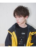 アップバング　ツーブロック刈り上げ