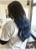 グラデーションカラー/ブルーカラー/ダブルカラー◎20代30代