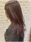 ピンクラベンダー〈レイヤーカット〉
