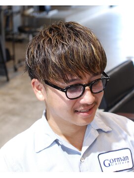 ハングアウト(Hangout) メンズカット/ショートマッシュ/ツーブロック/ハイライト