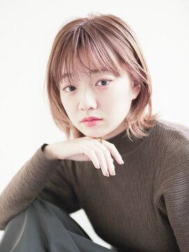 ジュール 大分(Joule) セクションカラー/ペールベージュ/透明感ボブ[大分駅]