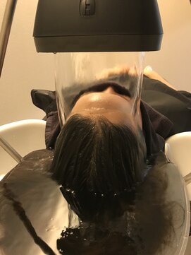 アニュー 北浦和店(ANEW) 《髪質改善》ヘッドバスで、ヘアもつやつやに。