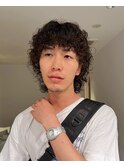メンズパーマ/メンズハードパーマ/ウルフパーマ