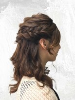 オーヘアー 南柏(OxO Hair)&nbsp;編み込みハーフアップ／南柏