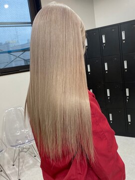 ベレーザシェルト(Beleza scelto) 4729グレーベージュシルキーベージュ艶髪韓国ヘアレイヤーロング