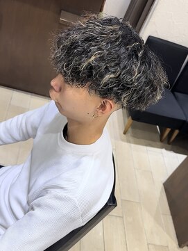 グルーマーズトウキョウ(GROOMER/S TOKYO) 【GROOMERS 稲田】 ツイスト フェード スタイル スペインカール