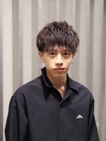 サン(3)&nbsp;ソフトツイストパーマ　マッシュ　刈り上げ　ショート　2