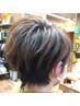 《艶髪》リタッチ白髪染めカラー+REZOトリートメント　¥9020