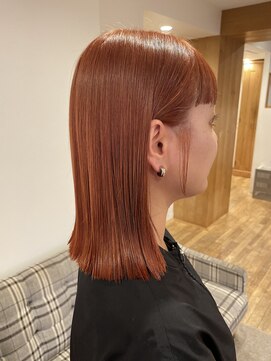 バイオレット 表参道店(Violet) ぱっつん前髪ぱっつんミディアム（WA-18）