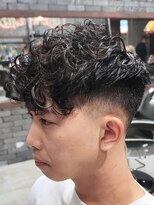 スリーセント 栄(3/cent)&nbsp;ダークアッシュ/ニュアンスパーマ/韓国マッシュ/スペインカール