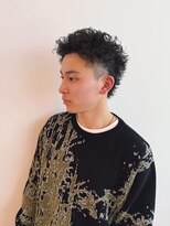トップヘアーヒルズ 安城(TOP HAIR HILLS)&nbsp;メンズ黒髪ショートツイスパパーマ/20代/30代