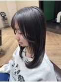 レイヤー×顔まわりおしゃれ×おくれ毛×結んでもおしゃれ