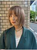 ミルクティーベージュボブ